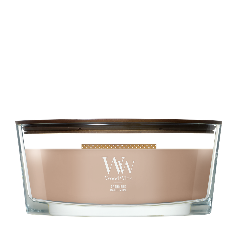 WoodWick Loď Cashmere — technologie Hearthwick Flame