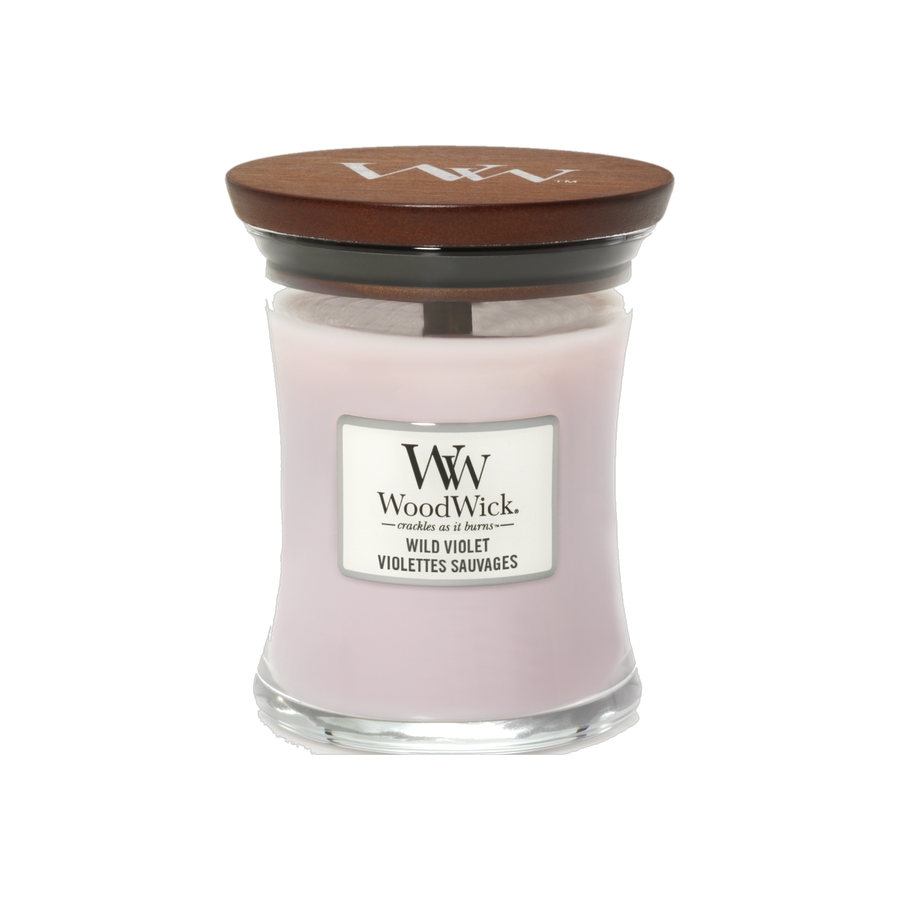Zrození WoodWick — svíčka Wild Violet